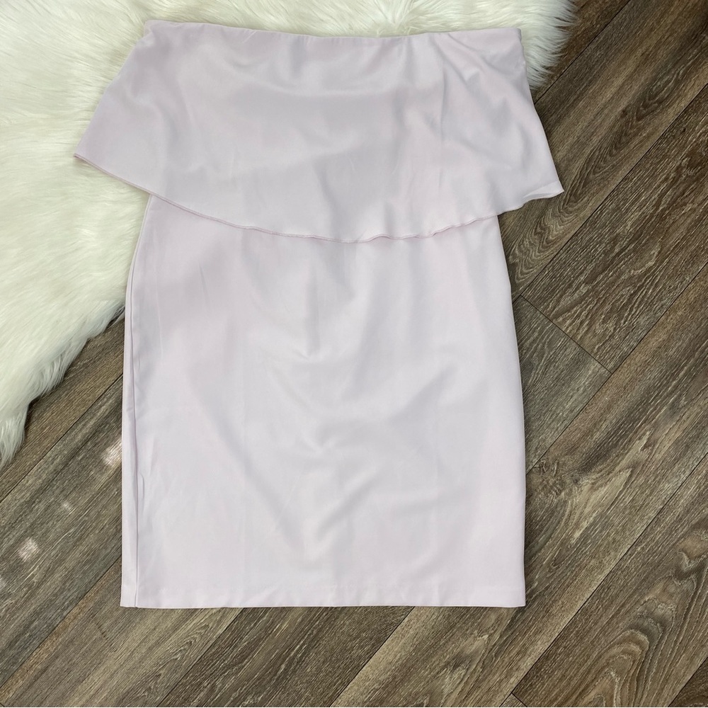 Socialite Pink Strapless Mini Dress - Picture 3 of 5